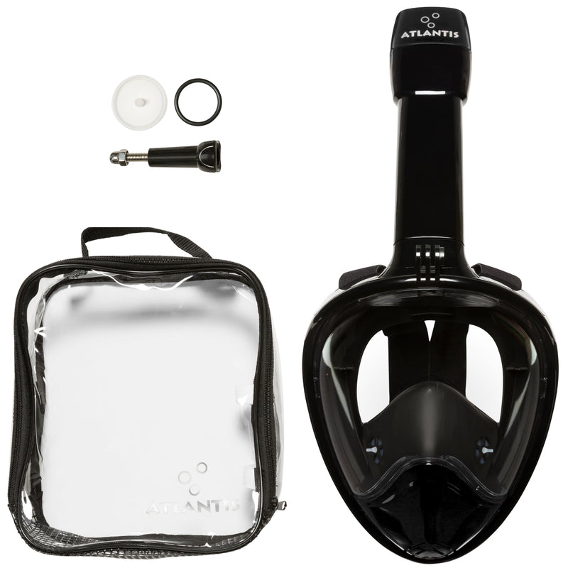 Atlantis 2.0 - Snorkelmasker - Volwassenen - Zwart