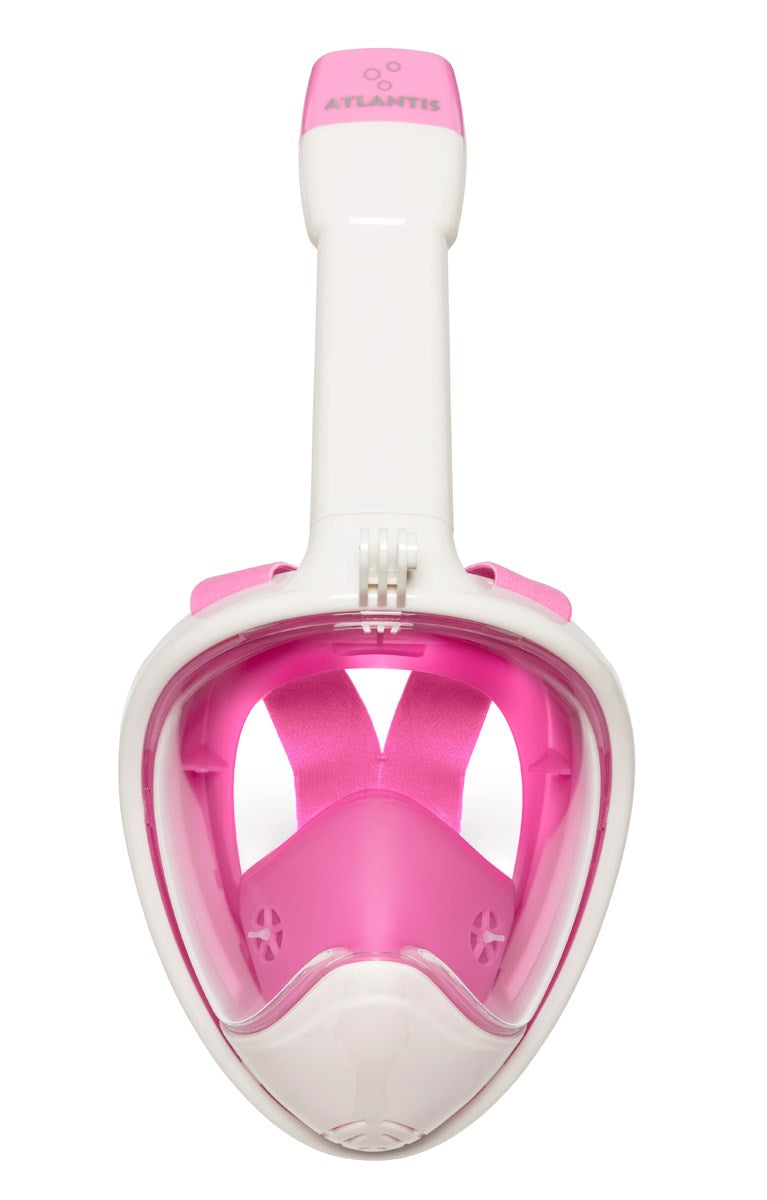 Atlantis 2.0 - Masque de snorkeling - Adultes - Blanc/Rose