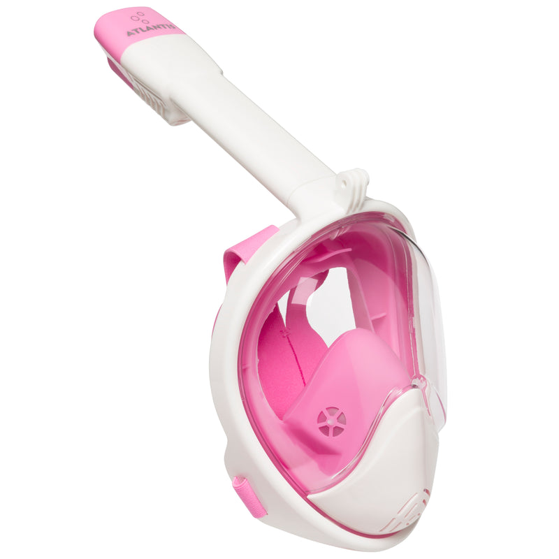 Atlantis 2.0 - Masque de snorkeling - Adultes - Blanc/Rose