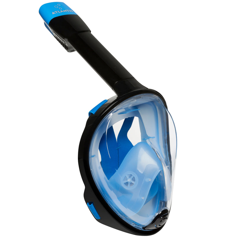 Atlantis - Snorkelmasker - Volwassenen - Zwart/Blauw