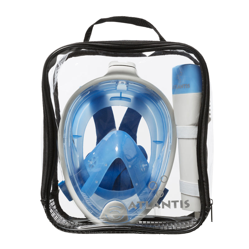Atlantis - Snorkelmasker - Volwassenen - Wit/Blauw