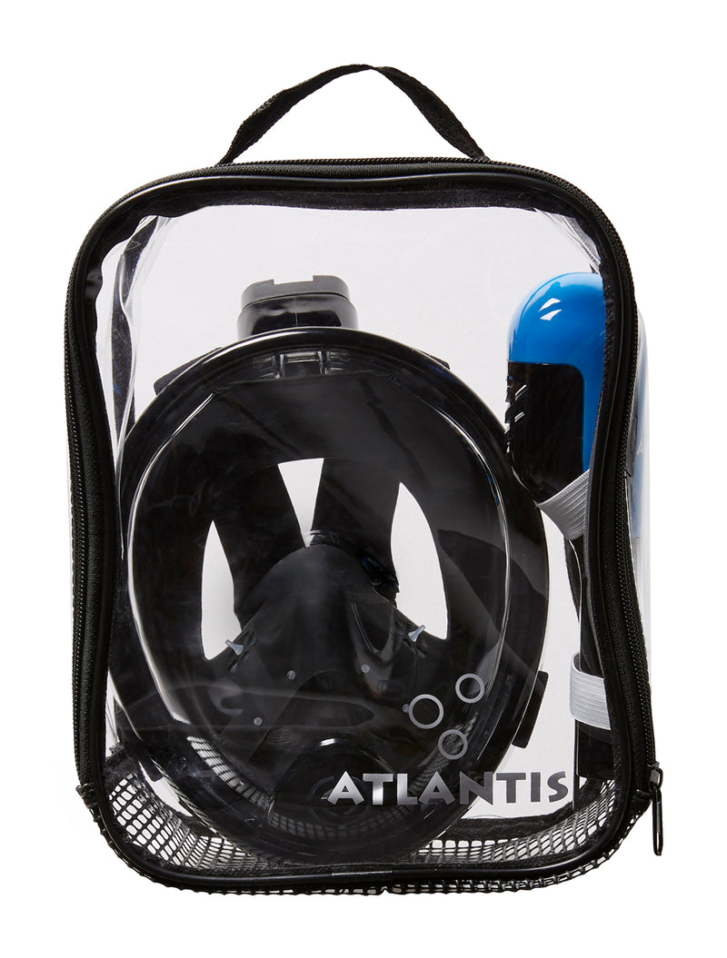 Atlantis - Snorkelmasker - Kinderen - Zwart/Blauw