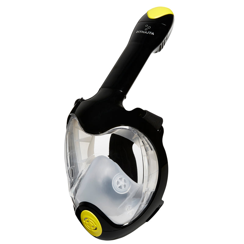 Atlantis Triton - Masque de snorkeling - Adultes - Noir/Lime