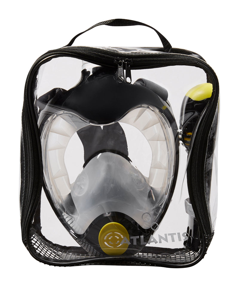 Atlantis Triton - Masque de snorkeling - Adultes - Noir/Lime