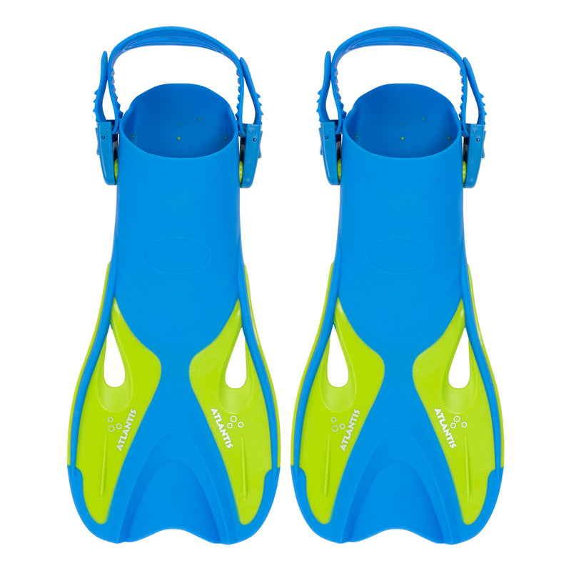 Dolphin - Palmes de natation - Adultes - Bleu/Vert
