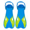 Dolphin - Zwemvliezen - Flippers - Verstelbare Hielstrap - Voor Zwemmen & Snorkelen - Kinderen - Blauw/Groen