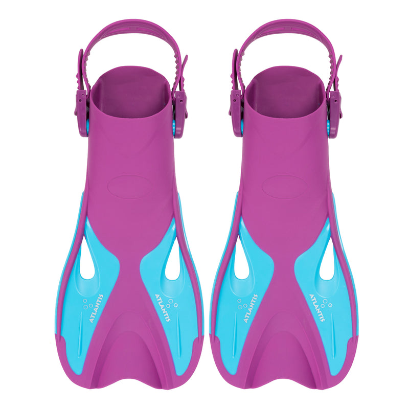 Dolphin - Palmes - Adultes - Violet/Bleu