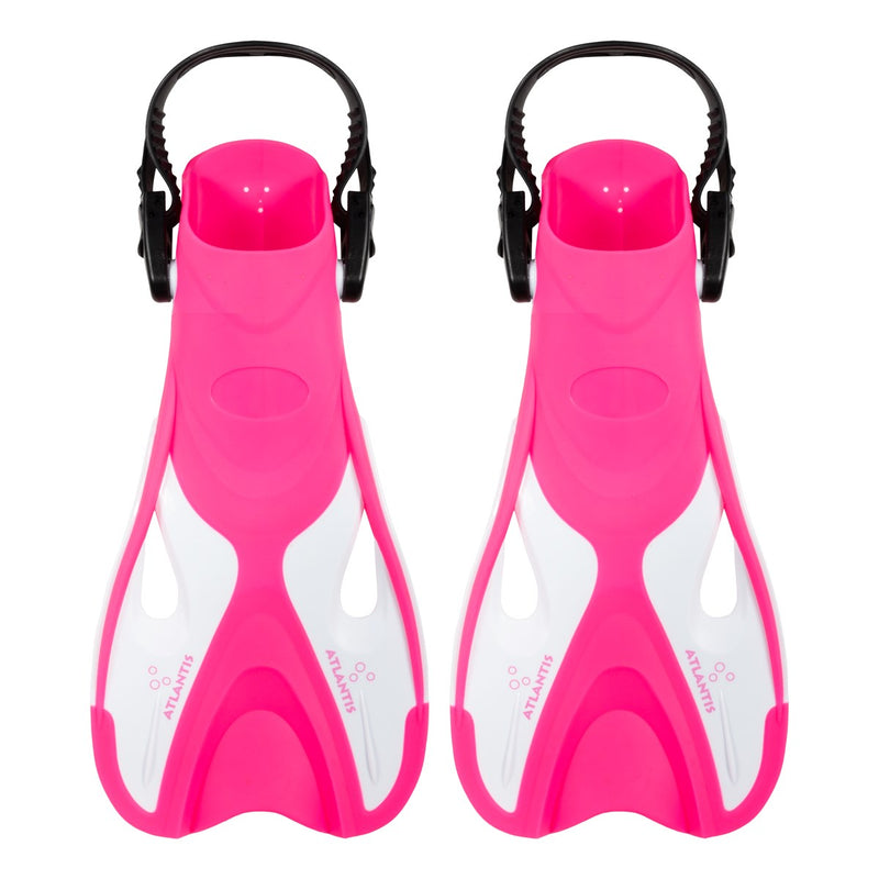 Dolphin - Palmes de natation - Adultes - Rose/Blanc