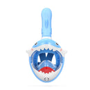 Atlantis Shark - Masque de plongée en apnée - Enfants - Bleu