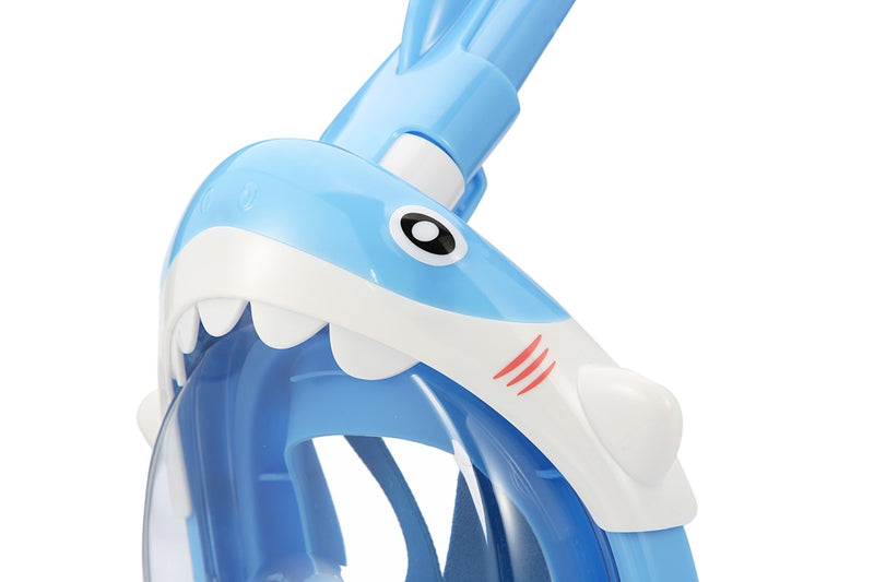 Atlantis Shark - Masque de plongée en apnée - Enfants - Bleu