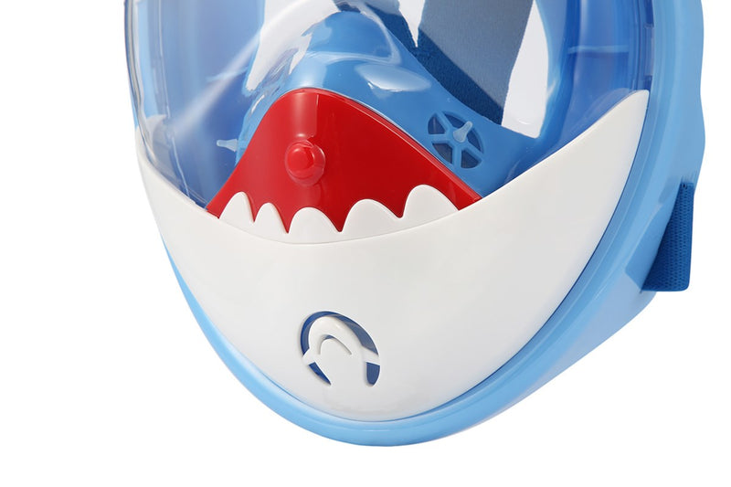Atlantis Shark - Masque de plongée en apnée - Enfants - Bleu