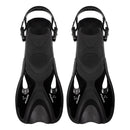 Dolphin - Zwemvliezen - Flippers - Verstelbare Hielstrap - Voor Zwemmen & Snorkelen - Volwassenen - Zwart
