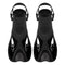 Dolphin - Zwemvliezen - Flippers - Verstelbare Hielstrap - Voor Zwemmen & Snorkelen - Volwassenen - Zwart