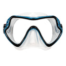 Samana Pro Combo - Snorkelset - Snorkel & Duikbril  - Versterkt Glas - Dry Top - Luxe Bewaartas - Volwassenen - Zwart/Ocean