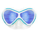 Abaco Combo - Snorkelset - Kinderen - Wit/Turquoise met UV lens