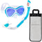 Abaco Combo - Snorkelset - Duikbril - Snorkel - Kinderen - Wit/Turquoise met UV lens