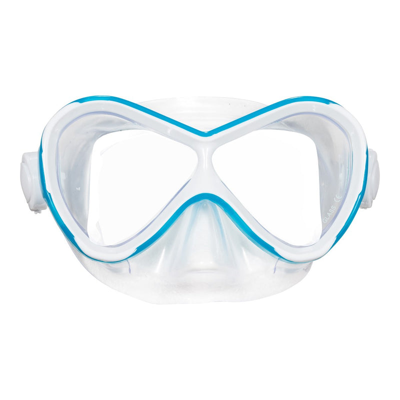 Abaco Combo - Snorkelset - Duikbril - Snorkel - Kinderen - Wit/Turquoise