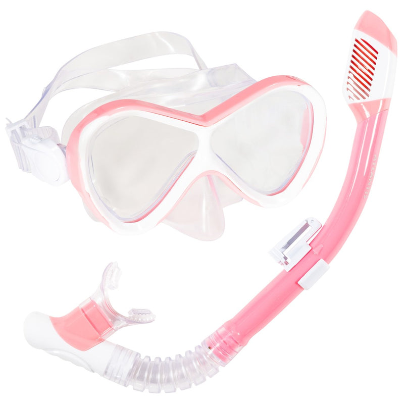 Abaco Combo - Snorkelset - Duikbril - Snorkel - Kinderen - Roze