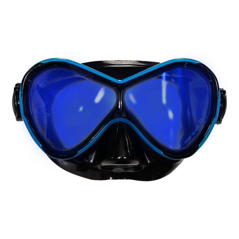 Abaco Combo - Snorkelset - Kinderen - Zwart/Turquoise met UV lens