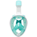 Tortue de mer - Masque de plongée en apnée - Adultes - Blanc/Turquoise