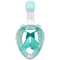 Tortue de mer - Masque de plongée en apnée - Adultes - Blanc/Turquoise