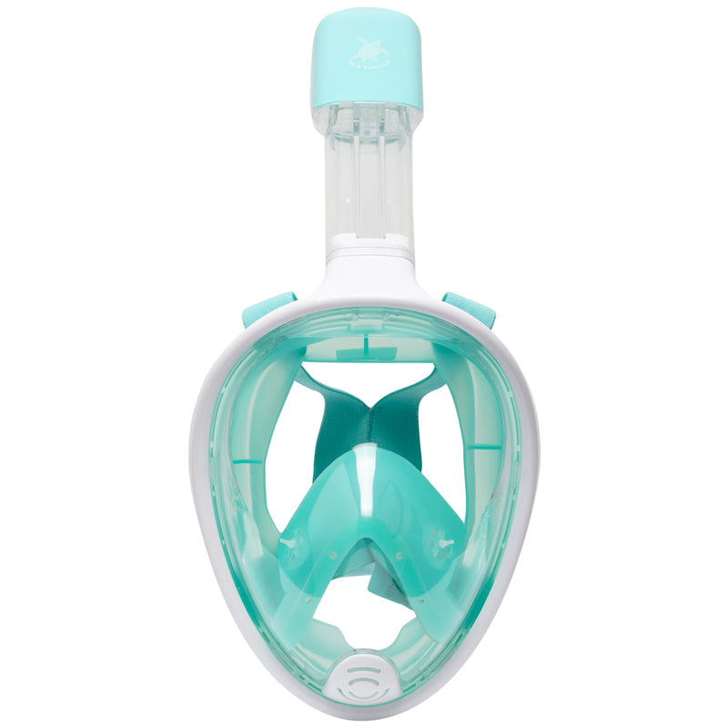 Tortue de mer - Masque de plongée en apnée - Adultes - Blanc/Turquoise