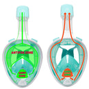 Tortue de mer - Masque de plongée en apnée - Adultes - Blanc/Turquoise
