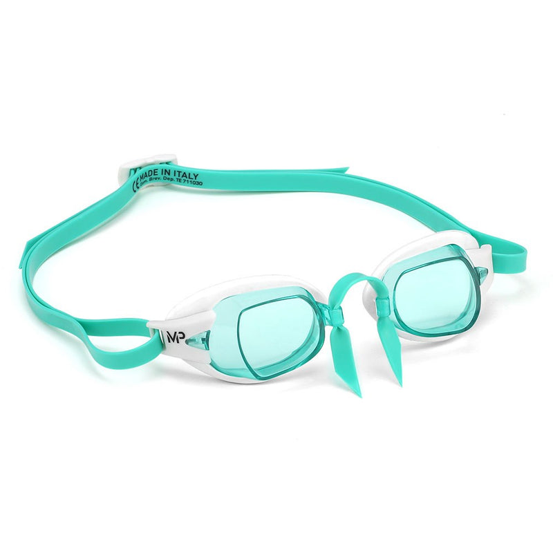 Chronos - Zwembril - Volwassenen - Green Lens - Groen/Wit