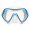 Samana Pro Combo - Snorkelset - Snorkel & Duikbril  - Versterkt Glas - Dry Top - Luxe Bewaartas - Volwassenen - Transparant/Blauw
