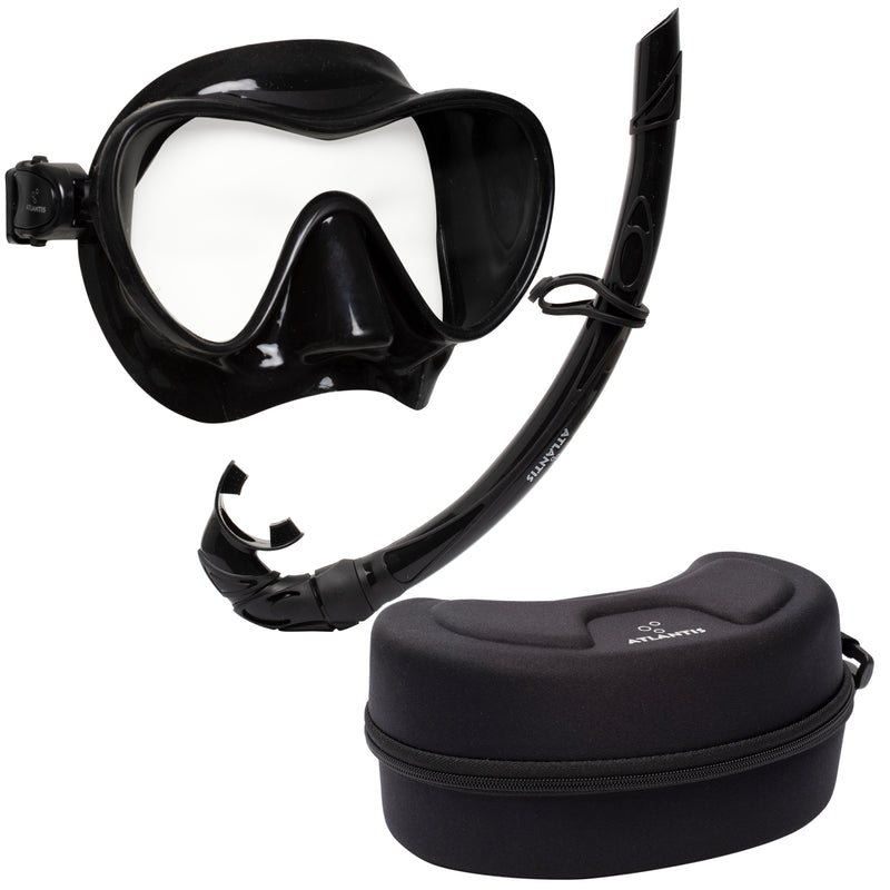 Bali Combo - Snorkelset - Duikbril - Snorkel - Volwassenen - Zwart