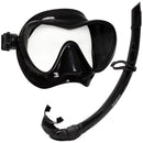 Bali Combo - Snorkelset - Duikbril - Snorkel - Volwassenen - Zwart