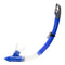 Java Combo - Snorkelset - Duikbril - Snorkel - Volwassenen - Blauw/Zilver