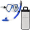Java Combo - Snorkelset - Duikbril - Snorkel - Volwassenen - Blauw/Zilver