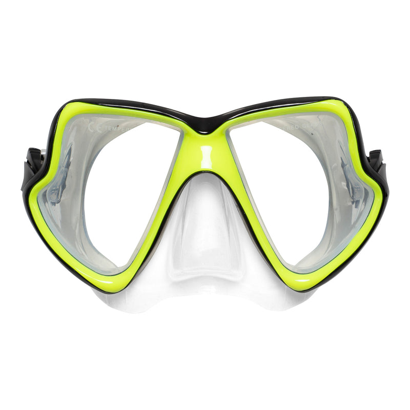 Java Combo - Snorkelset - Duikbril - Snorkel - Volwassenen - Zwart/Geel