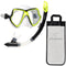 Java Combo - Snorkelset - Duikbril - Snorkel - Volwassenen - Zwart/Geel