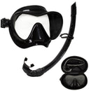 Bali Combo - Snorkelset - Duikbril - Snorkel - Volwassenen - Zwart