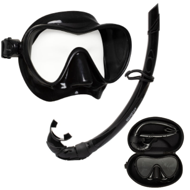 Bali Combo - Snorkelset - Duikbril - Snorkel - Volwassenen - Zwart