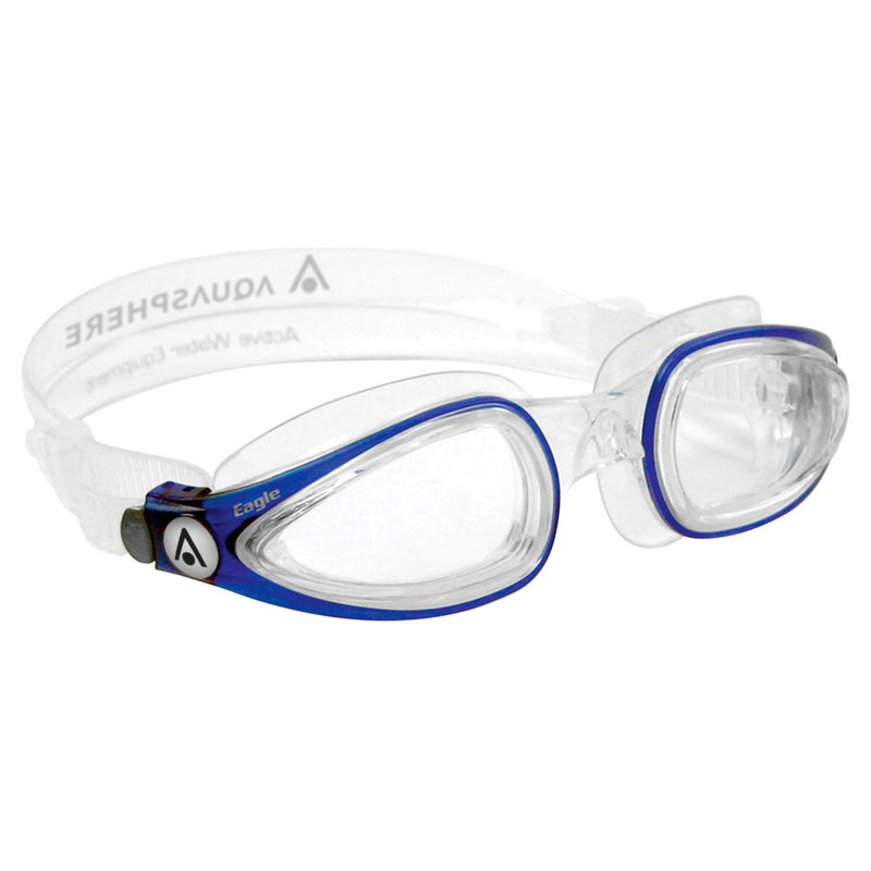 Eagle - Zwembril - Volwassenen - Clear Lens - Transparant/Blauw