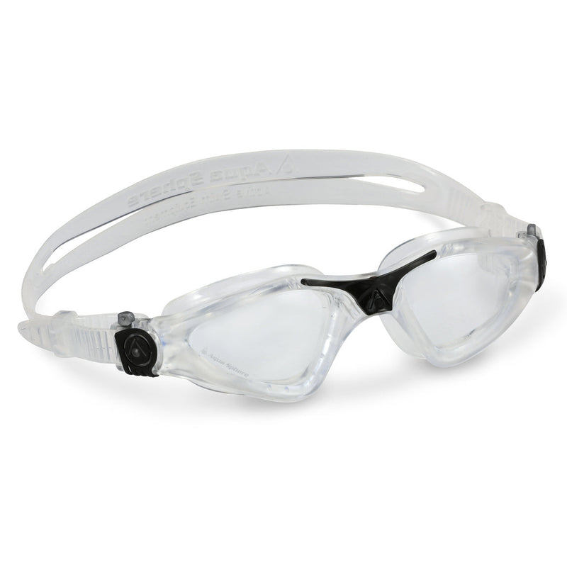Kayenne - Zwembril - Volwassenen - Clear Lens - Transparant/Zwart