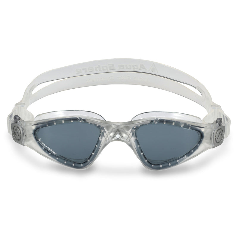 Kayenne - Zwembril - Volwassenen - Dark Lens - Transparant/Zilver