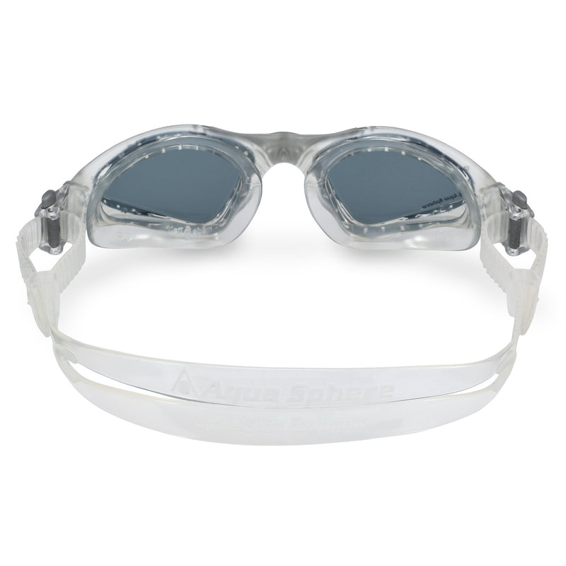 Kayenne - Zwembril - Volwassenen - Dark Lens - Transparant/Zilver