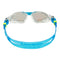 Kayenne - Zwembril - Volwassenen - Blue Titanium Mirrored Lens - Transparant/Turquoise