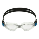 Kayenne – Schwimmbrille – Erwachsene – klare Gläser – Petrol/Silber
