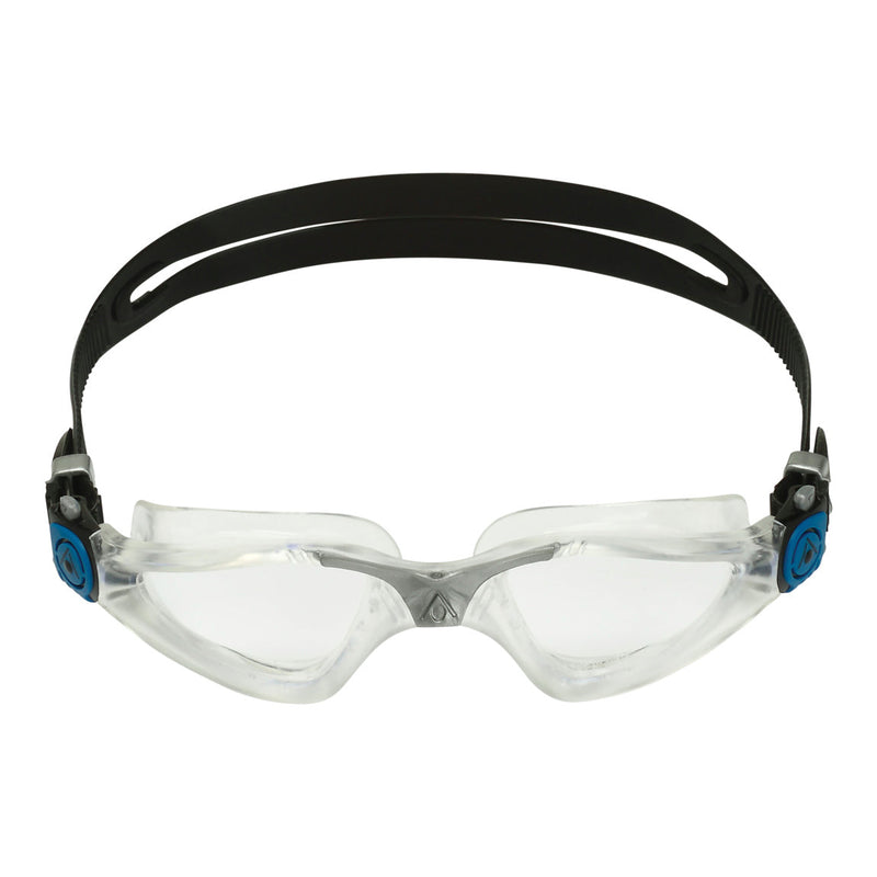 Kayenne – Schwimmbrille – Erwachsene – klare Gläser – Petrol/Silber
