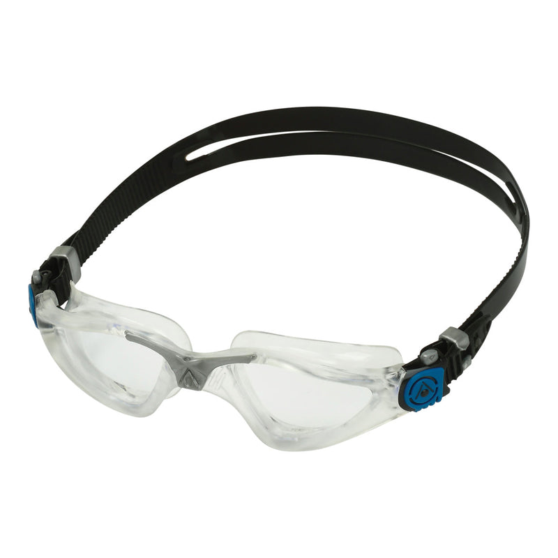 Kayenne – Schwimmbrille – Erwachsene – klare Gläser – Petrol/Silber