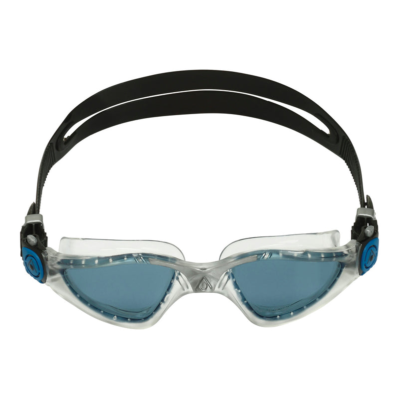 Kayenne - Lunettes de natation - Adultes - Verres foncés - Pétrole/Argent
