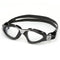 Kayenne - Lunettes de natation - Adultes - Verres transparents - Noir/Argent