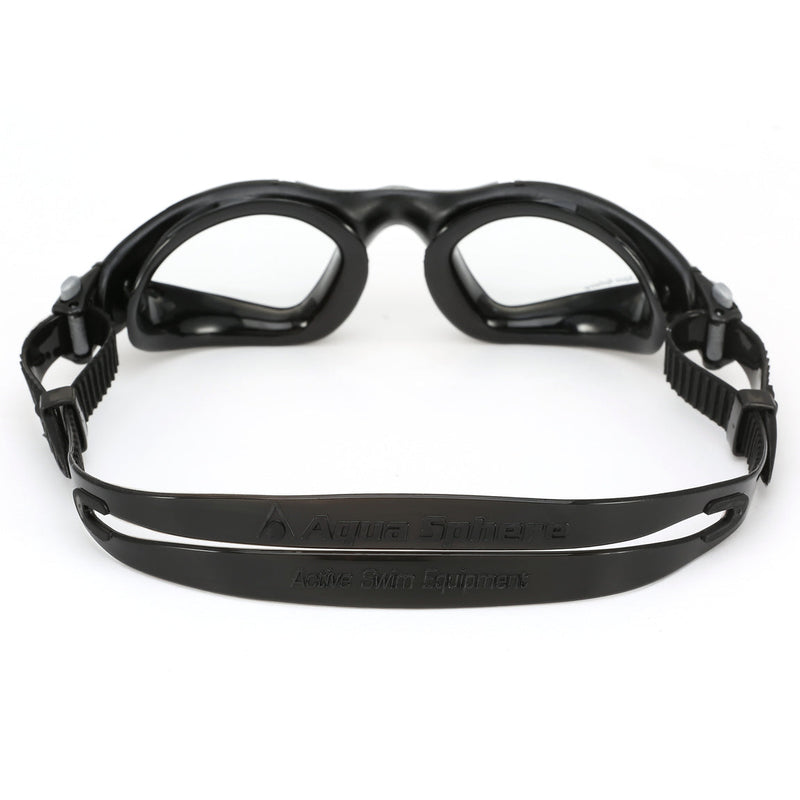 Kayenne - Zwembril - Volwassenen - Clear Lens - Zwart/Zilver