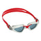 Kayenne - Lunettes de natation - Adultes - Verres foncés - Gris/Rouge