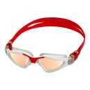 Kayenne - Zwembril - Volwassenen - Iridescent Titanium Mirrored Lens - Grijs/Rood